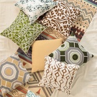 Наволочка декоративная 40×40 см, Circle green, 100% хлопок - Фото 2