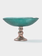 Блюдо сервировочное Inspiration, d=22 см, на ножке, стекло, цвет изумрудный - Фото 3