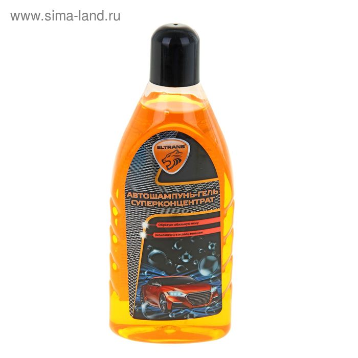 Автошампунь-суперконцентрат Элтранс оранжевый, 1 л, бутылка EL-0102.02 - Фото 1
