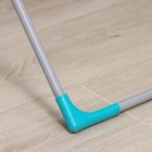 Сушилка для белья напольная, 220×50×90 см, 25 м, хром - Фото 2