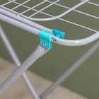 Сушилка для белья напольная, 220×50×90 см, 25 м, хром - Фото 4