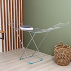 Сушилка для белья напольная, 220×50×90 см, 25 м, хром - Фото 6