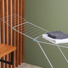 Сушилка для белья напольная, 220×50×90 см, 25 м, хром - Фото 7