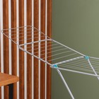 Сушилка для белья напольная, 220×50×90 см, 25 м, хром - Фото 8