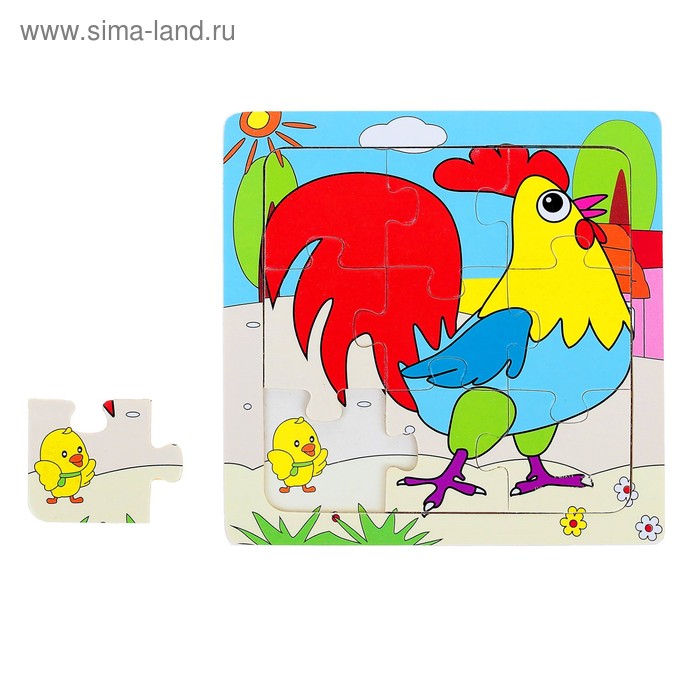 Пазл - малыш "Петушок" - Фото 1