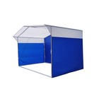 Торгово-выставочная палатка ТВП-2,0×3,0 м, цвет сине-белый - Фото 3