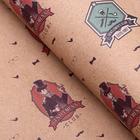 Бумага упаковочная крафт "Мужская", 50 х 70 см (комплект 20 шт) - фото 38565755