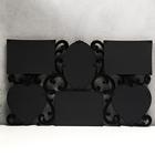 Фоторамка пластик на 6 фото 10х15, 10х10 см "Завитки" золото 31,5х53 см - фото 24379047