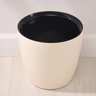 Кашпо с автополивом «Комфорт», 12 л (вставка 6 л), цвет кремовый - фото 25519875