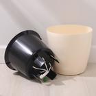 Кашпо с автополивом «Комфорт», 12 л (вставка 6 л), цвет кремовый - фото 25519878