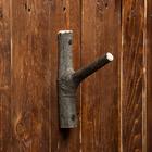 Крючок деревянный, 19х12 см, массив дуба - Фото 3