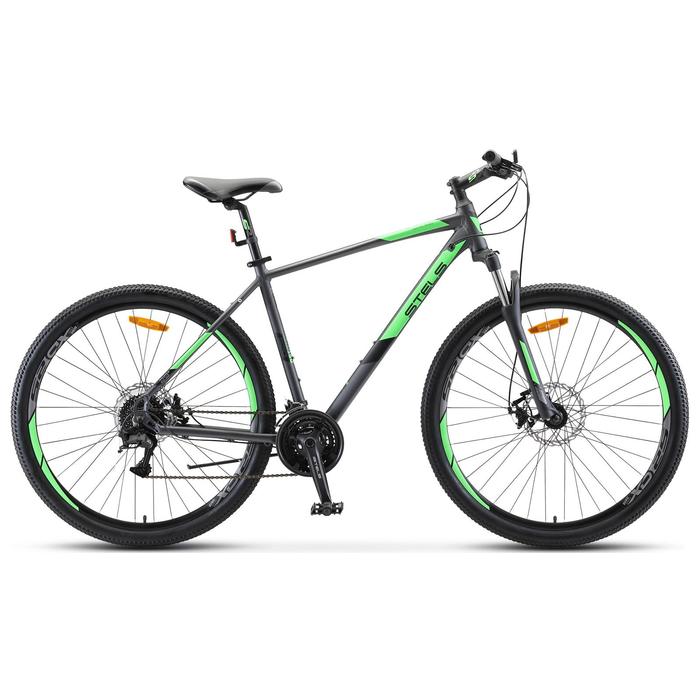 Велосипед 29" Stels Navigator-920 MD, V010, цвет антрацитовый/зелёный, размер рамы 16,5" - Фото 1