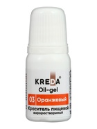 Краситель пищевой Oil-gel, жирорастворимый, оранжевый, 10 мл - Фото 3