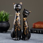 Фигура "Love Коты" большие со стразами набор 2шт чёрные 25 × 7 × 8 см 076 - Фото 1