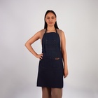 Фартук для мастера, джинсовый, синий - Фото 3