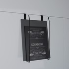 Держатель для кухонных принадлежностей и разделочных досок Доляна, 27×11,5×8 см, цвет чёрный - Фото 2