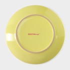 Десертная тарелка Доляна «Пастель», d=19 см, керамика, жёлтая - Фото 5