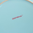 Тарелка керамическая обеденная Доляна «Пастель», d=27 см, цвет голубой - Фото 4