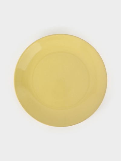 Тарелка Доляна «Пастель», d=27 см, керамика, жёлтая