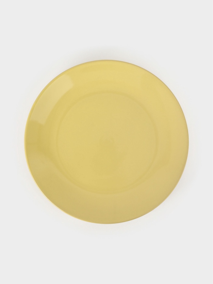 Тарелка Доляна «Пастель», d=27 см, керамика, жёлтая - Фото 1
