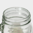 Банка с крышкой и трубочкой «Комикс», 450 мл, 10×7.5×13 см - Фото 4