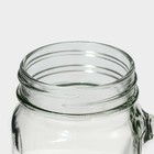 Банка с крышкой и трубочкой «Вино», 450 мл, 10×7.5×13 см - Фото 4