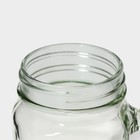 Банка с крышкой и трубочкой «Котик», 450 мл, 10×7.5×13 см - Фото 4