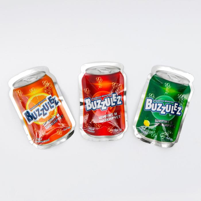 

Конфета-шипучка Buzzulez, 6,5 г