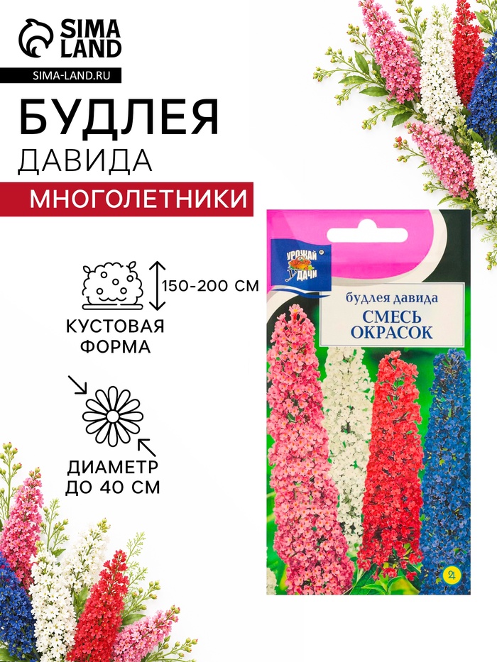 Семена цветов Будлея «Давида», 0.01 г - Фото 1
