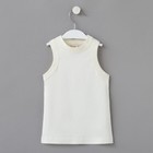 Майка детская MINAKU: Home collection kids белый, рост 134 см - фото 34991949