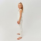 Брюки домашние для девочки MINAKU: Home collection kids цвет экрю, рост 146 см - Фото 2
