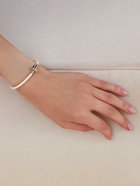 Браслет для шармов «Бусинка», основа, цвет белый в серебре, 18 см - Фото 2