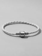 Браслет для шармов «Бусинка», основа, цвет белый в серебре, 18 см - Фото 4