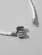 Браслет для шармов «Бусинка», основа, цвет белый в серебре, 18 см - Фото 5