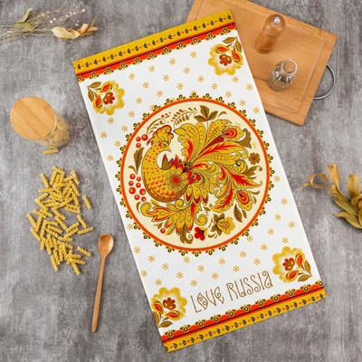Полотенце "Этель" Russian style (вид1) 40х73 см, 100% хлопок, саржа 190 гр/м2