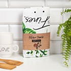 Набор кухонных полотенец «Доляна» Fines herbes, 2 шт., белые, 35×60 см - Фото 2