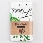 Набор кухонных полотенец «Доляна» Fines herbes, 2 шт., белые, 35×60 см - Фото 8