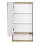 Зеркальный шкаф Aquaton «Сканди 45», цвет белый, дуб рустикальный 13 см х 45 см х 85 см - Фото 2
