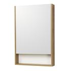 Зеркальный шкаф Aquaton «Сканди 55», цвет белый, дуб рустикальный - фото 295113867