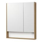 Зеркальный шкаф Aquaton «Сканди 70», цвет белый, дуб рустикальный - фото 295113874