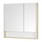 Зеркальный шкаф Aquaton «Сканди 90», цвет белый, дуб верона - фото 295113877