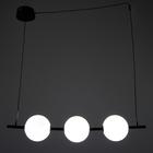 Светильник BayerLux "Пузырь матовый" 3хLED 24Вт черный 80x15x120 см - фото 21223090