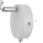 Бра с переключателем 59380/1 E14 40Вт белый-хром 13х8х13 см - фото 22687459