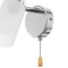 Бра с переключателем 59384/1 E14 40Вт хром 15х8х13 см - фото 24235408