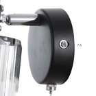 Бра с переключателем 59386/1 E14 40 Вт черный-хром 19×11×12 см - фото 35298015