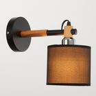 Бра 1070/1BK E27 60Вт черный 25х15х18 см - фото 21223139