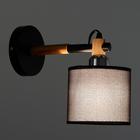 Бра 1070/1BK E27 60Вт черный 25х15х18 см - фото 21223140