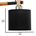 Бра 1070/1BK E27 60Вт черный 25х15х18 см - фото 21223141