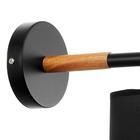 Бра 1070/1BK E27 60Вт черный 25х15х18 см - фото 21223142