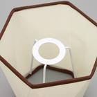 Абажур E14 белый 14х14х12,5 см 5279203